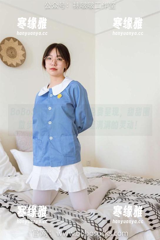 BoBoSocks袜啵啵 - 免费呈现，甜甜圈散步的白船袜，图片里满满的灵动！