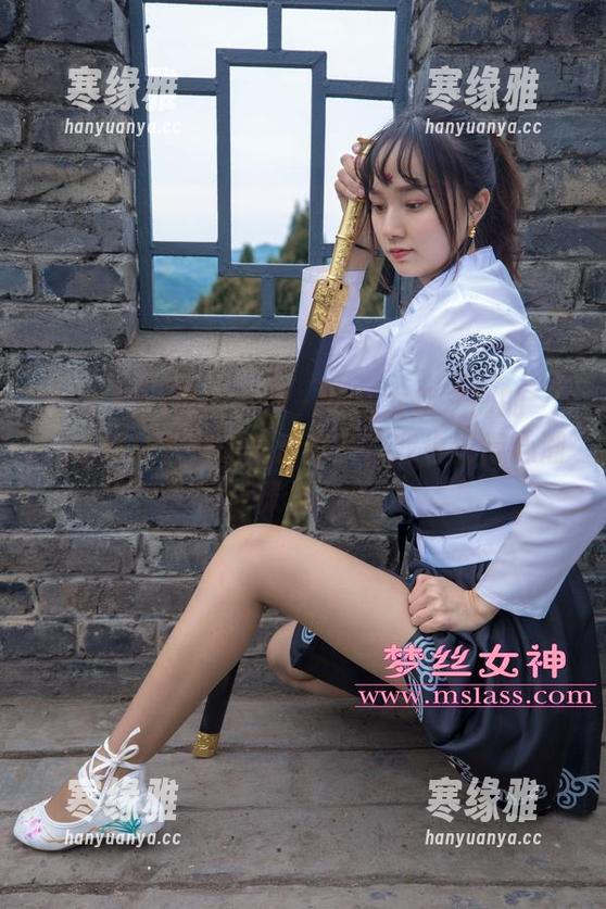 MSLASS梦丝女神 - 拿起女侠之剑的玥玥，就算只看她的高清套图，我也觉得心潮澎湃。