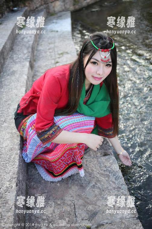 MyGirl美媛馆 - 妮儿Bluelabel的白裙套图更新：我要是有这裙子，吃雪糕也不怕化了！
