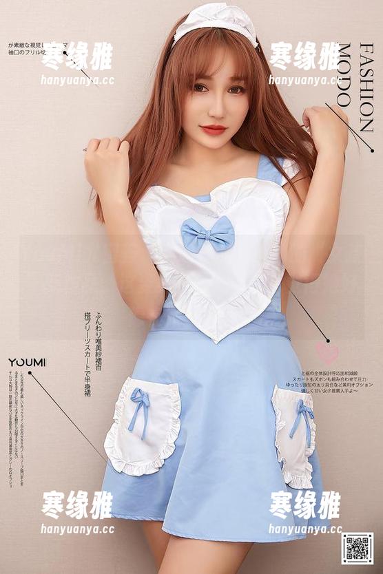 YouMi尤蜜荟 - 啊哈！露露小喵的“女孩”新作品，这姿势我怎么看怎么觉得她好像在跟我说话？